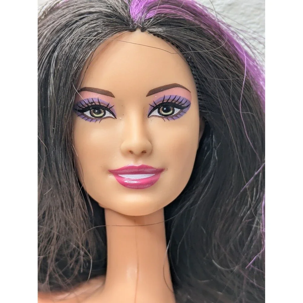 Raquelle Barbie Doll Pets Fashionistas Dreamhouse Purple Hair 2012 X2278 12 Pt